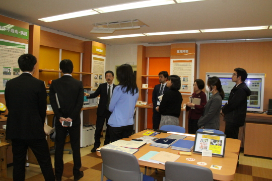 JICA能力強化研修の研修員が来訪された様子